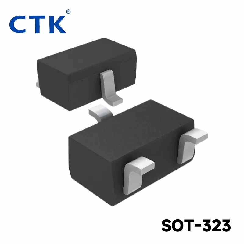 SOT-323 MOSFETs Foltedd Isel Pecyn Plastig